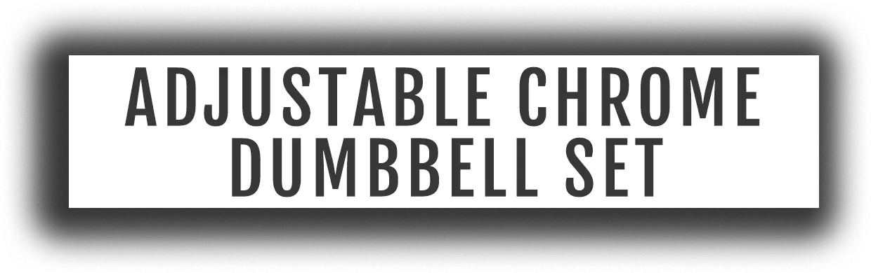 Chrome Dumbbell Banner Title